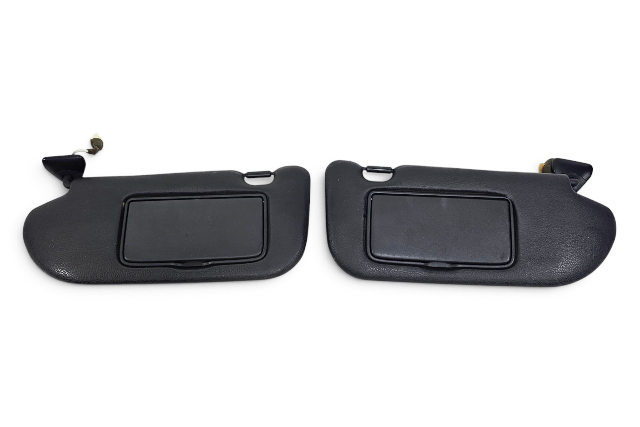2003-2007 Nissan 350Z Sun Visor Sunvisor Left/Right Side Set (2) 96401-CF61A, F056, OEM, 2003, 2004, 2005, 2006, 2007