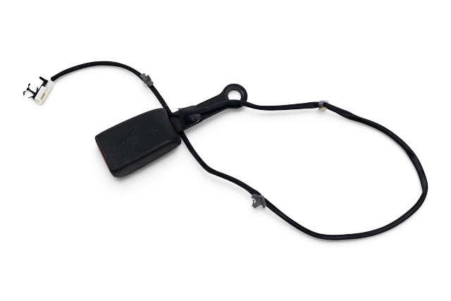 2003-2008 Nissan 350Z Front Seat Belt Buckle Right/Passenger Black, 86842-CD000, F056, OEM, 2003, 2004, 2005, 2006, 2007, 2008