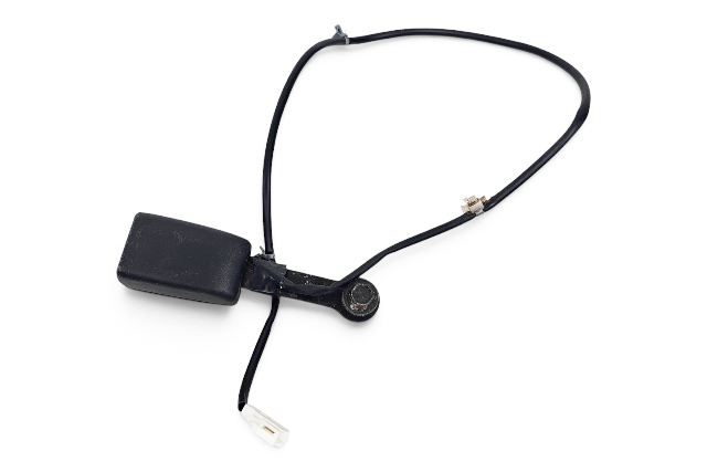 2003-2008 Nissan 350Z Front Seat Belt Buckle Left/Driver Black, 86842-CD000, F056, OEM, 2003, 2004, 2005, 2006, 2007, 2008