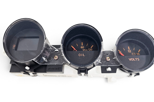2003-2007 Nissan 350Z Triple Gauge Meter Cluster Oil Pressure Volts Trip Computer 24845-CD000, F056, OEM, 2003, 2004, 2005, 2006, 2007