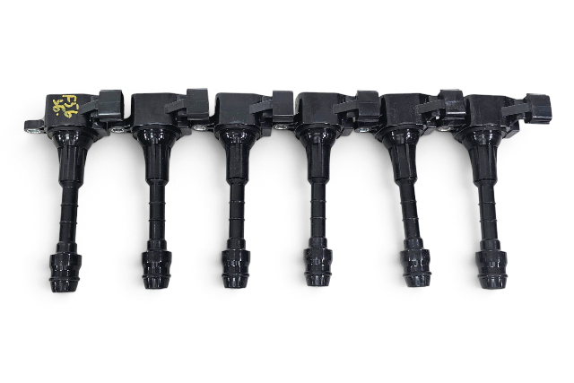 2003-2007 Nissan 350Z 3.5L VQ35DE Ignition Coil Pack Set of 6 22448-AL615, F056, OEM, 2003, 2004, 2005, 2006, 2007