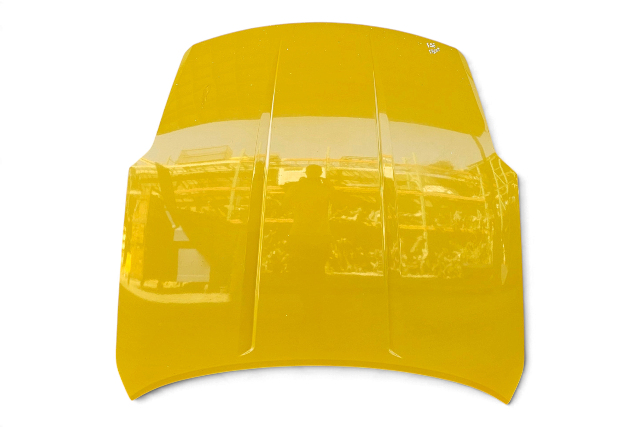 2003-2007 Nissan 350Z , Hood Cover Assy Yellow, F5100-CD0MM, F056, OEM, 2003, 2004, 2005, 2006, 2007