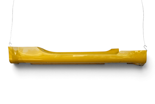 2003-2008 Nissan 350Z Rocker Panel Molding Right/Passenger Yellow, 76850-CD025, F056, 2003, OEM, 2004, 2005, 2006, 2007, 2008