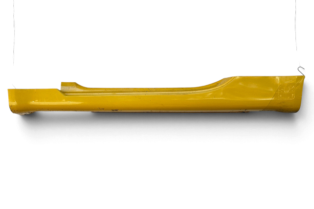 2003-2008 Nissan 350Z Rocker Panel Molding Left/Driver Yellow, 76851-CD025, F056, 2003, OEM, 2004, 2005, 2006, 2007, 2008