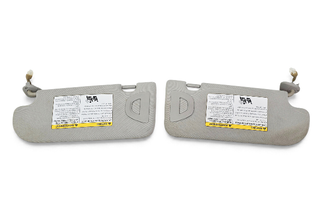 2014-2022 Infiniti Q50 Sun Visor Sunvisor Gray Left/Right Set (2), F057, OEM, 2014, 2015, 2016, 2017, 2018, 2019, 2020, 2021, 2022