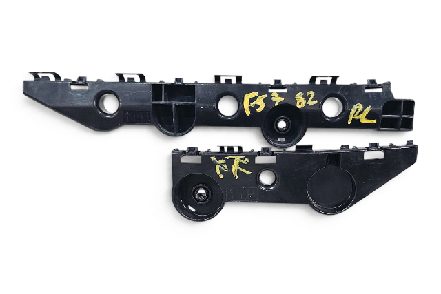 2014-2024 Infiniti Q50 Rear/Left Bumper Upper Lower Bracket Retainer Set 85221-4GA0A, 85225-4GA0A, F057, OEM, 2014, 2015, 2016, 2017, 2018, 2019, 2020, 2021, 2022, 2023, 2024