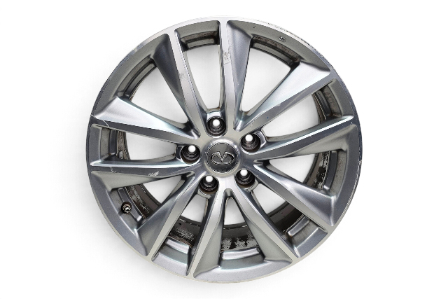 2015-2021 Infiniti Q50 Alloy Aluminum Rim Wheel Disk 17x7.5, D0CMM-4GC3A, #4, F057, OEM, 2015, 2016, 2017, 2018, 2019, 2020, 2021