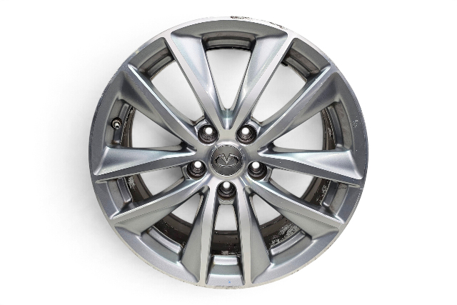2015-2021 Infiniti Q50 Alloy Aluminum Rim Wheel Disk 17x7.5, D0CMM-4GC3A, #1, F057, OEM, 2015, 2016, 2017, 2018, 2019, 2020, 2021