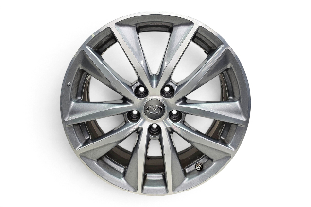 2015-2021 Infiniti Q50 Alloy Aluminum Rim Wheel Disk 17x7.5, D0CMM-4GC3A, #2, F057, OEM, 2015, 2016, 2017, 2018, 2019, 2020, 2021