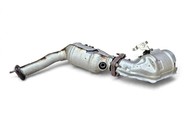 2016-2019 Infiniti Q50 Left Exhaust Muffler Pipe Lower Converter B0802-5CB0B, F057, OEM, 2016, 2017, 2018, 2019