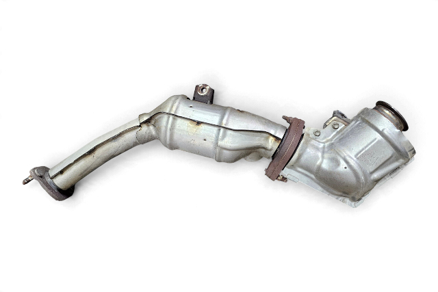 2016-2019 Infiniti Q50 Right Exhaust Muffler Pipe Lower Converter B0802-5CB0A, F057, OEM, 2016, 2017, 2018, 2019