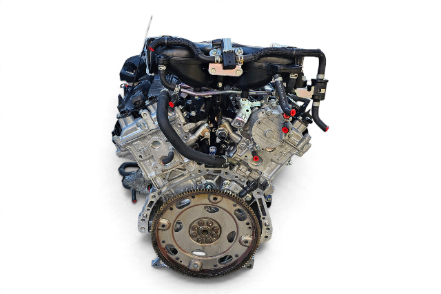 2016-2019 Infiniti Q50 Engine Motor Assembly 3.0L V6 Twin Turbo VR30DDTT RWD 300HP 115K Mi, 10102-5CH2C, F057, OEM, 2016, 2017, 2018, 2019
