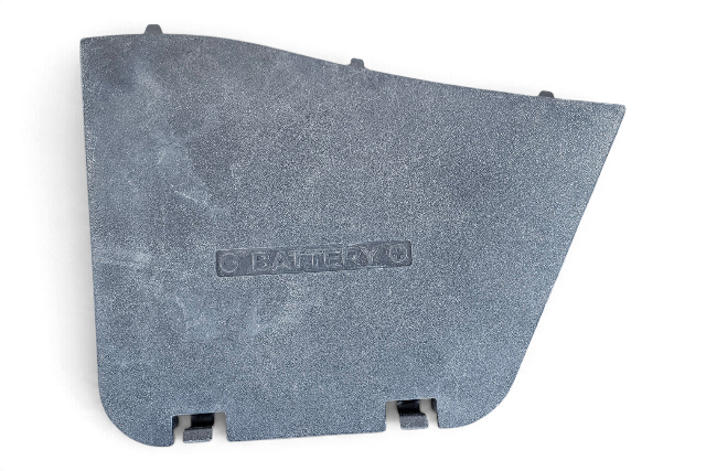 2014-2022 Infiniti Q50 Right Under Hood Plastic Battery Cover Protector 65278-4GF0A, F057, OEM, 2014, 2015, 2016, 2017, 2018, 2019, 2020, 2021, 2022