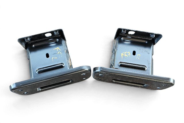 2014-2022 Infiniti Q50 Front Right/Left Bumper Reinforcement Bracket Mount Set, 62211-4GA0A, F057, OEM, 2014, 2015, 2016, 2017, 2018, 2019, 2020, 2021, 2022, 2023