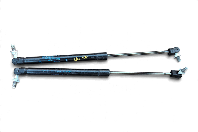 2014-2022 Infiniti Q50 Hood Lift Support Gas Struts Left Right Pair, 65470-4GA1A, 65471-4GA1A, F057, OEM, 2014, 2015, 2016, 2017, 2018, 2019, 2020, 2021, 2022