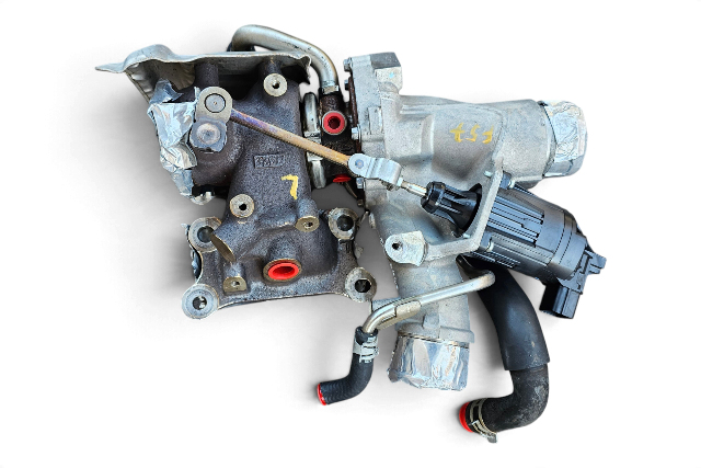 2016-2019 Infiniti Q50 Left Turbocharger Turbo Charger Assembly 3.0L 14411-5CA1C, F057, OEM, 2016, 2017, 2018, 2019