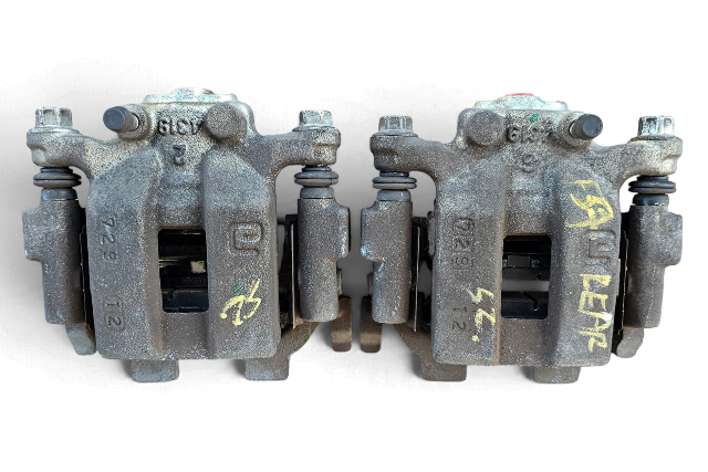 2014-2022 Infiniti Q50. Sedan Brake Caliper Rear Right/Left Set 44001-1AA0A, 44011-1AA0A, F057, OEM, 2014, 2015, 2016, 2017, 2018, 2019, 2020, 2021, 2022