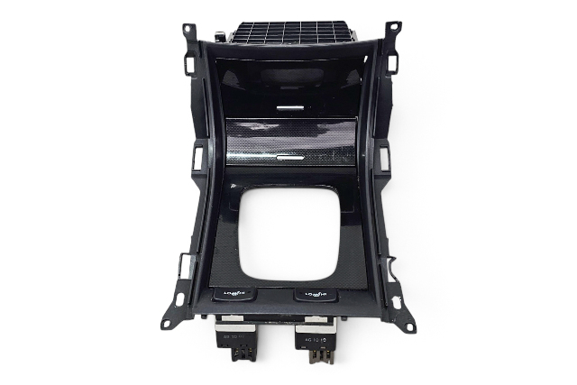 2007-2008 Acura TL Type-S Center Console Shifter Heated Seat Pocket Bezel Trim, 77292-SEP-A01ZA, F059, OEM, 2007, 2008