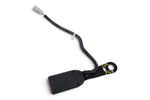 2004-2008 Acura TL Seat Belt Buckle, Right/Passenger Side, Black, 04813-SEP-A01ZA, F059, OEM, 2004, 2005, 2006, 2007, 2008