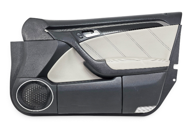 2007-2008 Acura TL Type-S Front Right Door Panel Trim Black/Gray, 83536-SEP-A13ZB, F059, OEM, 2007, 2008