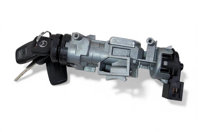 Mazda 3 Speed 04-08 Ignition Switch Immobilizer M/T w/Key BNYB-76-14XB, RNDM, OEM, 2004, 2005, 2006, 2007, 2008