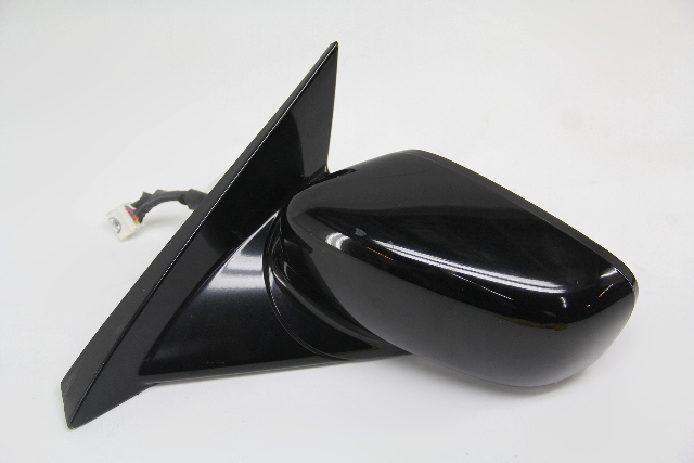Acura TL 04-05 Side View Mirror, Left/Driver, Black 76250-SEP-A01ZB, OEM, 2004, 2005