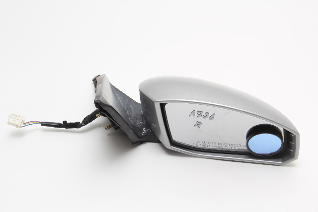 Nissan 350Z 03-04 Side View Mirror, Right/Passenger, Silver K6301-CD000, A776, OEM, 2003, 2004