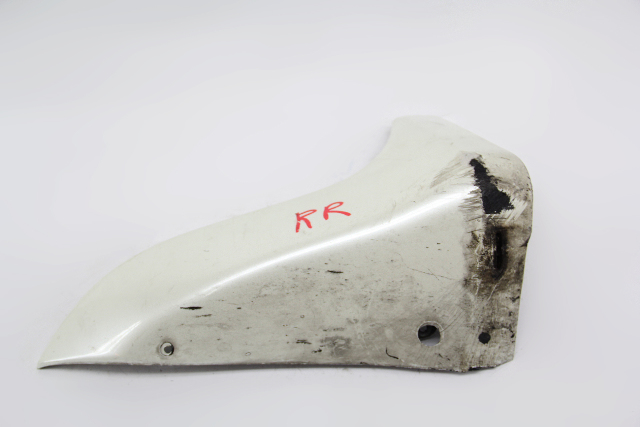 Infiniti G35 03-07 Coupe Mud Guard Rear Right White 999J2-JPXXXC4, A586, OEM, 2003, 2004, 2005, 2006, 2007