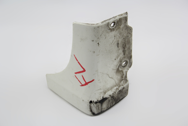 Infiniti G35 03-07 Coupe Mud Guard Front Fender Left White, A586, OEM, 2003, 2004, 2005, 2006, 2007