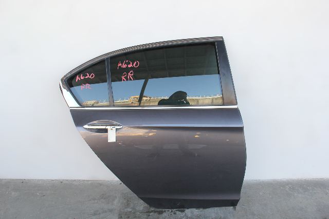 Honda Accord 13-17 Sport Sedan Door Assy. Rear Right Passenger Gray, A620, OEM, 2013, 2014, 2015, 2016, 2017