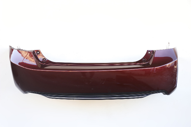 Honda Accord 13-15 Sedan Sport Rear Bumper Cover Assembly Burgundy, A843, OEM, 2013, 2014, 2015
