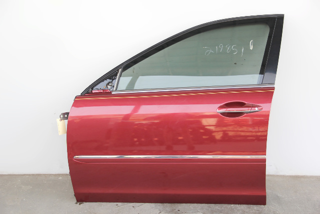 Acura RL 05-12 Front Driver Left Door Burgundy 67050-SJAA-91ZZ, A690, OEM, 2005, 2006, 2007, 2008, 2009, 2010, 2011, 2012
