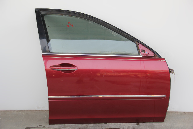 Acura RL 05-12 Front Passenger Right Door Burgundy 67010-SJAA-91ZZ, A690, OEM, 2005, 2006, 2007, 2008, 2009, 2010, 2011, 2012