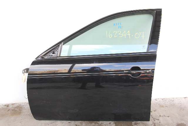 Acura TL 04-08 Front Door Assembly Left/Driver Black 67050-SEP-A91ZZ, A773, OEM, 2004, 2005, 2006, 2007, 2008