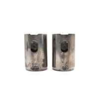 Honda Accord 06-07 Rear Exhaust Muffler Silver Tips 2 Piece Set 18310-SDA-305, A756, OEM, 2006, 2007