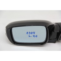 2005-2008 Acura RL Side View Mirror Left Driver Black 76250-SJA-305ZK, OEM, 2005, 2006, 2007, 2008