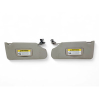 Acura TL 07-08 Sun Visor Sunvisor Left/Right Set Gray Grey 83280-SEP-A02ZE, D056, OEM, 2007, 2008