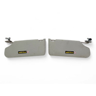 Acura TL 07-08 Sun Visor Sunvisor Left/Right Set Gray Grey 83280-SEP-A02ZE, D056, OEM, 2007, 2008