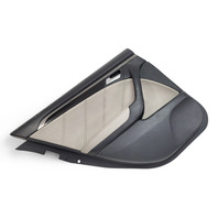 Acura TL 07-08 Type-S Rear Left Door Panel Trim Black/Gray 83786-SEP-A11ZB, D021 OEM, 2007, 2008