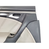 Acura TL 07-08 Type-S Rear Left Door Panel Trim Black/Gray 83786-SEP-A11ZB, D021 OEM, 2007, 2008