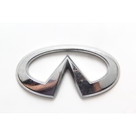 2003-2007 Infiniti G35 Coupe Emblem Logo for Trunk Deck Luggage Lid 84890-AM800, A566, OEM, 2003, 2004, 2005, 2006, 2007