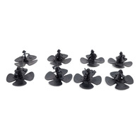 Acura Integra 23-25 Hood Insulation Retainer Clip Set(8) 91501-SWA-003, E027, OEM, 2023, 2024, 2025