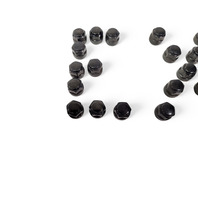Acura Integra 24 Honda, Wheel Lug Nut, Nuts, Bolt Set Black (19) 90304-T6Z-A01, E027, OEM, 2024