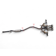 Acura Integra 23-25 Rear Muffler Exhaust Pipe Set Tail Baffle, 18307-31M-A03, E027, OEM, 2023, 2024, 2025