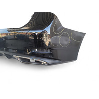 Lexus GS350 13-20 Rear Bumper Cover Silver, 52159-30955, E028, OEM, 2013, 2014, 2015, 2016, 2017, 2018, 2019, 2020