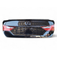 Lexus GS350 13-14 Trunk Deck lid Luggage Lid Black 64401-30C70, E028, OEM, 2013, 2014