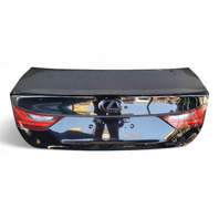 Lexus GS350 13-14 Trunk Deck lid Luggage Lid Black 64401-30C70, E028, OEM, 2013, 2014