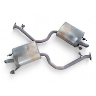 Lexus GS350 13-20 Left/Right Exhaust Muffler Set, 17430-31C80, E028, OEM, 2013, 2014, 2015, 2016, 2017, 2018, 2019, 2020
