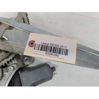 Lexus GS350 13-20 Window Glass Regulator W/ Motor Rear Left/Driver 69804-33050, E028, OEM, 2013, 2014, 2015, 2016, 2017, 2018, 2019, 2020