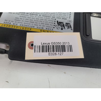 Lexus GS350 13-16 Left/Driver Right/Passenger Sun Visor Shield Black, E028, OEM, 2013, 2014, 2015, 2016